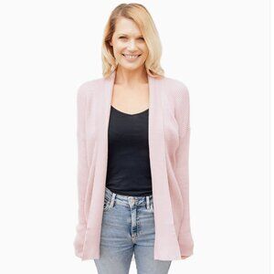 Summer & Rose Avalon Drape Front Thermal Cardigan in Mauve